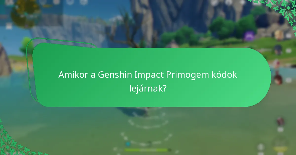 Amikor a Genshin Impact Primogem kódok lejárnak?
